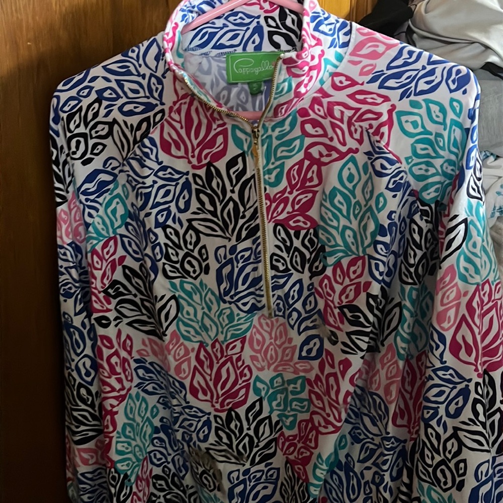 Pappagallo 3/4 zip xl pullover